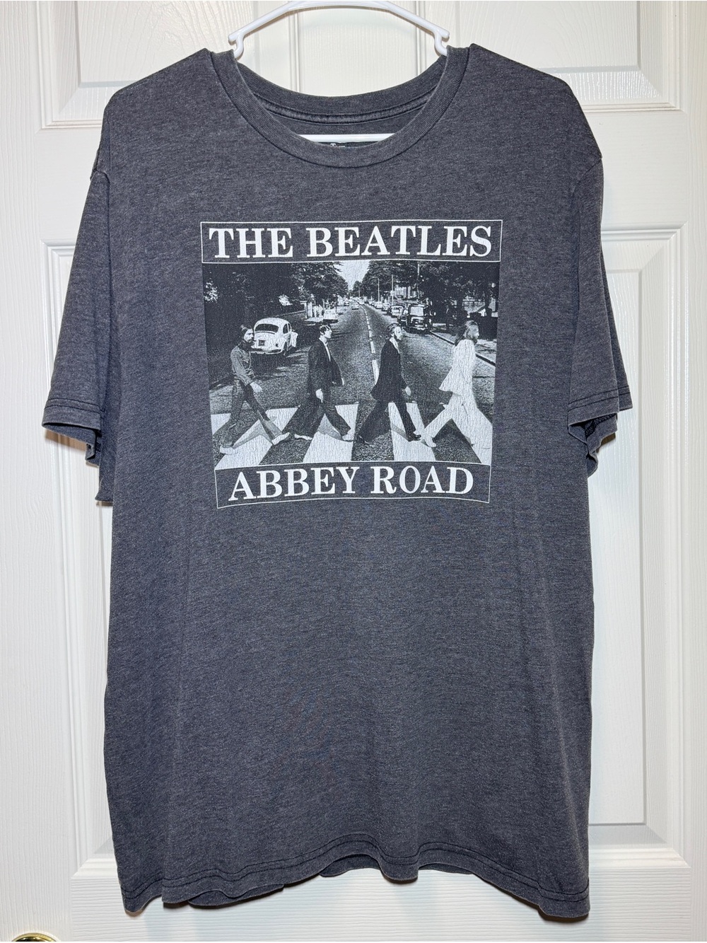 The Beatles “Abbey Road“ Graphic T-Shirt Charcoal Grey Vintage Soft XL